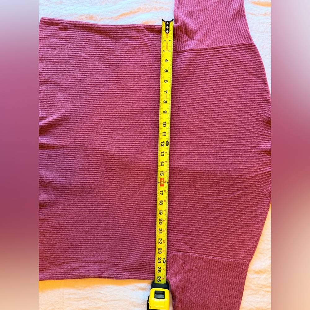 Eileen Fisher Italian Cashmere Ribbed Funnel Neck Sweater, L - winter warmth! - Picture 5 of 8